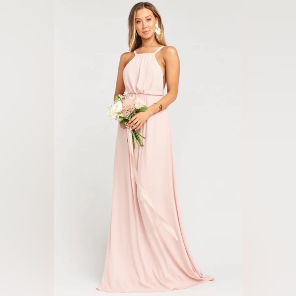 Show Me Your Mumu Dusty Blush Crisp Pink Amanda Maxi Dress Size XL $198 - Picture 1 of 8